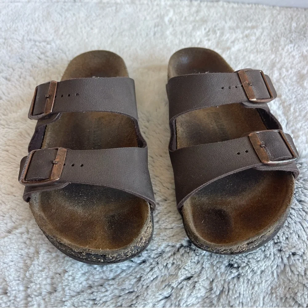 Birkenstock Arizona Kids Brown Sandals Sid 32  (US 1 ) little kids